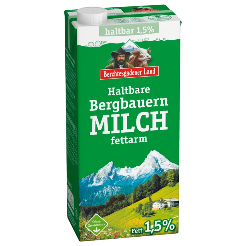 Berchtesgadener Land Haltbare Bergbauern-Milch 1,5% 1l